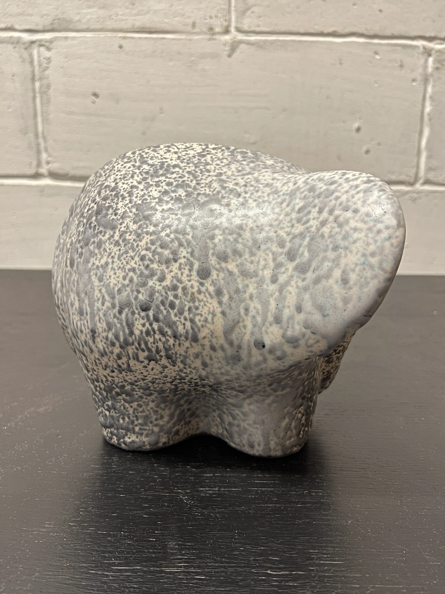 Otto Keramik Ceramic Elephant West German Pottery Fat Lava