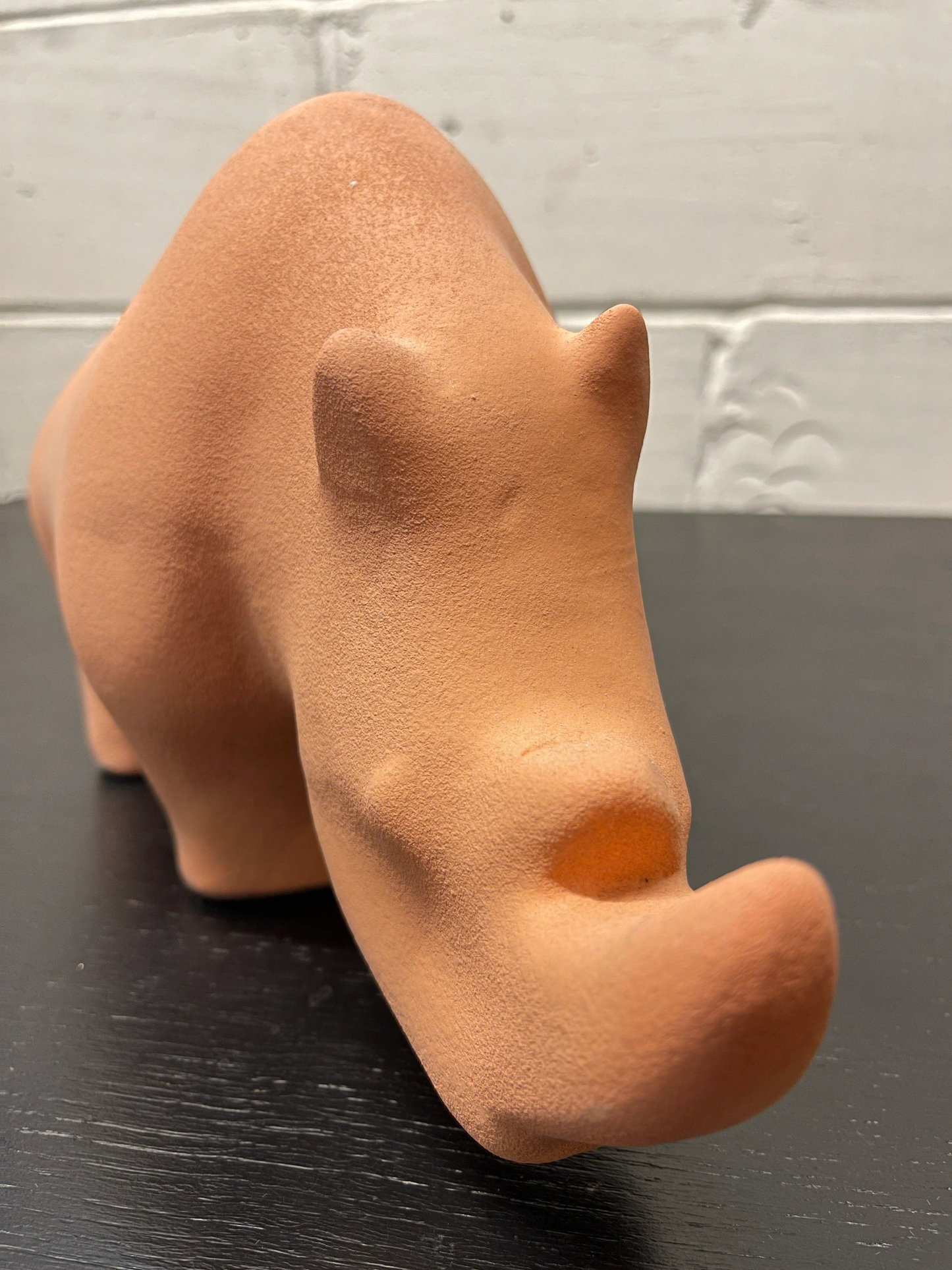 Exclusive Otto Keramik Ceramic Rhino West German Pottery Fat Lava