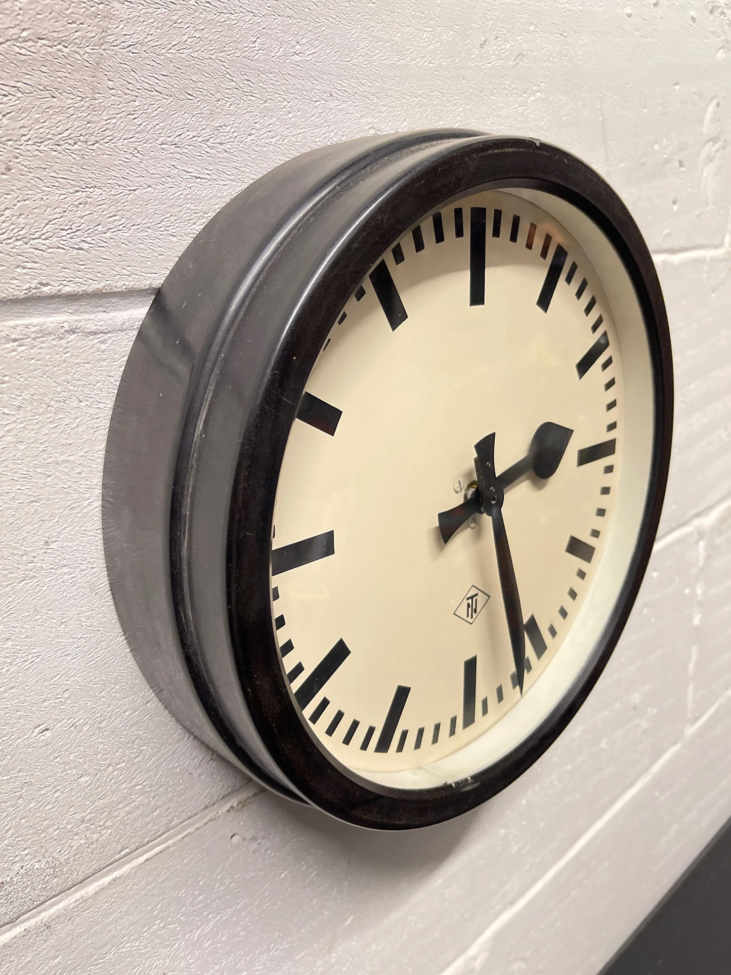 1940s TN Tele Norma West German Bakelite Factory / Office Clock