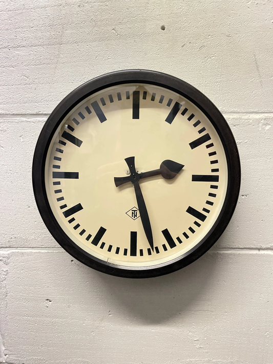 1940s TN Tele Norma West German Bakelite Factory / Office Clock
