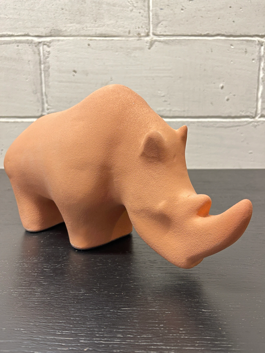 Exclusive Otto Keramik Ceramic Rhino West German Pottery Fat Lava