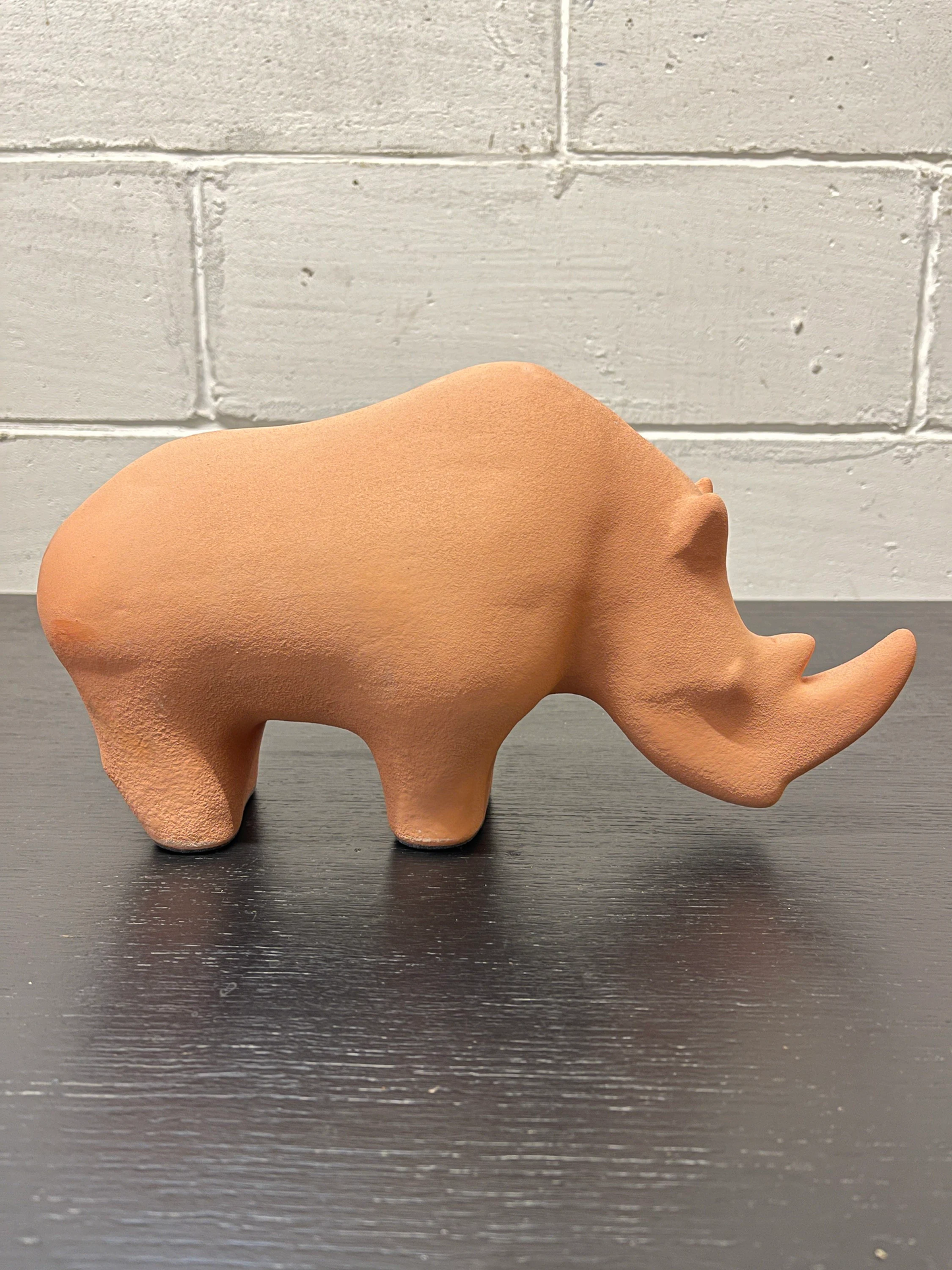 Exclusive Otto Keramik Ceramic Rhino West German Pottery Fat Lava
