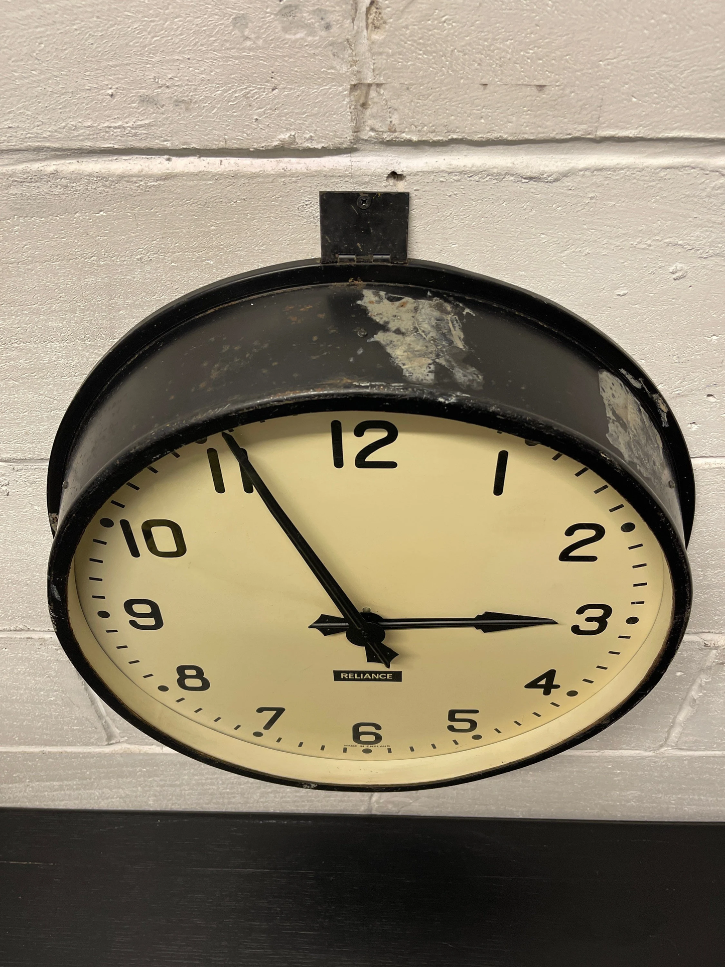 Large Vintage 1940s Industrial Station / Factory Clock By Gents Of Leicester