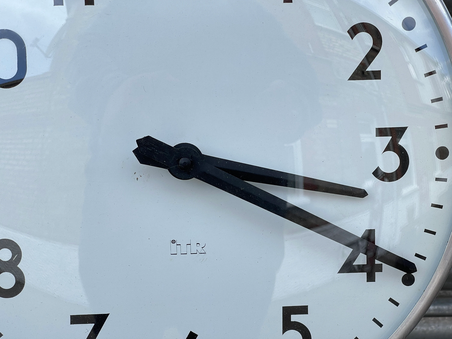 Vintage 1950s Industrial Factory Clock By ITR