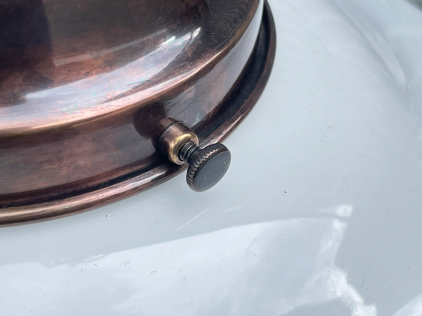 1930s Opaline Pendant Light By Benjamin Electric Manufacturing Company