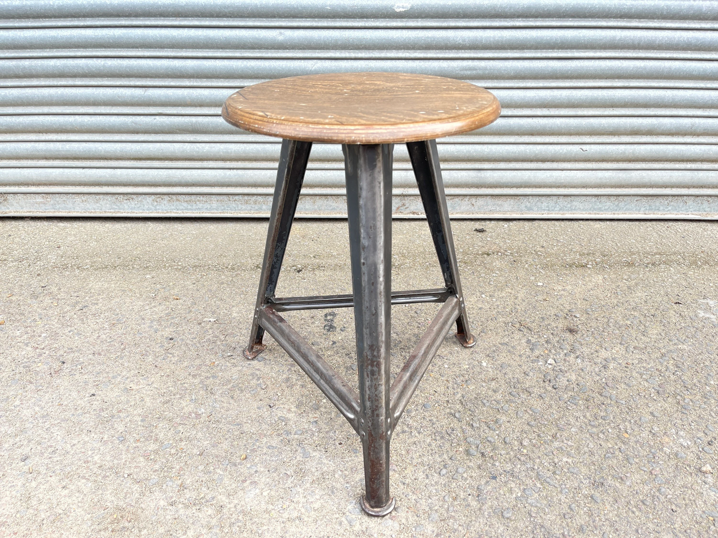 1920s Rowac Industrial Stool