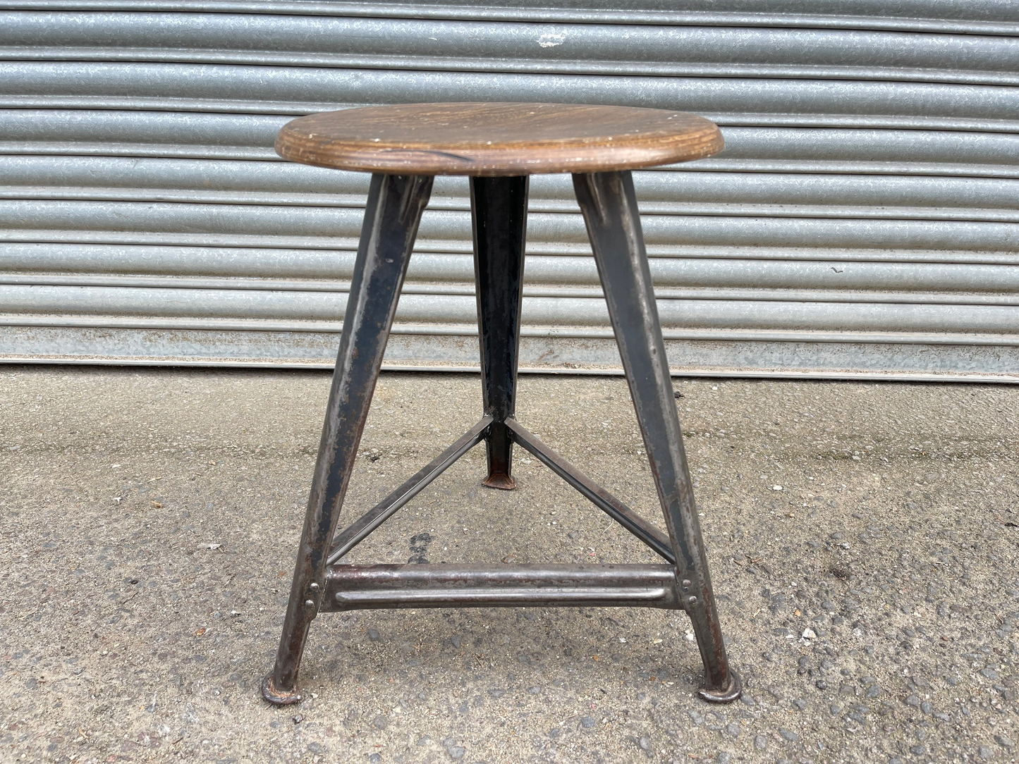1920s Rowac Industrial Stool