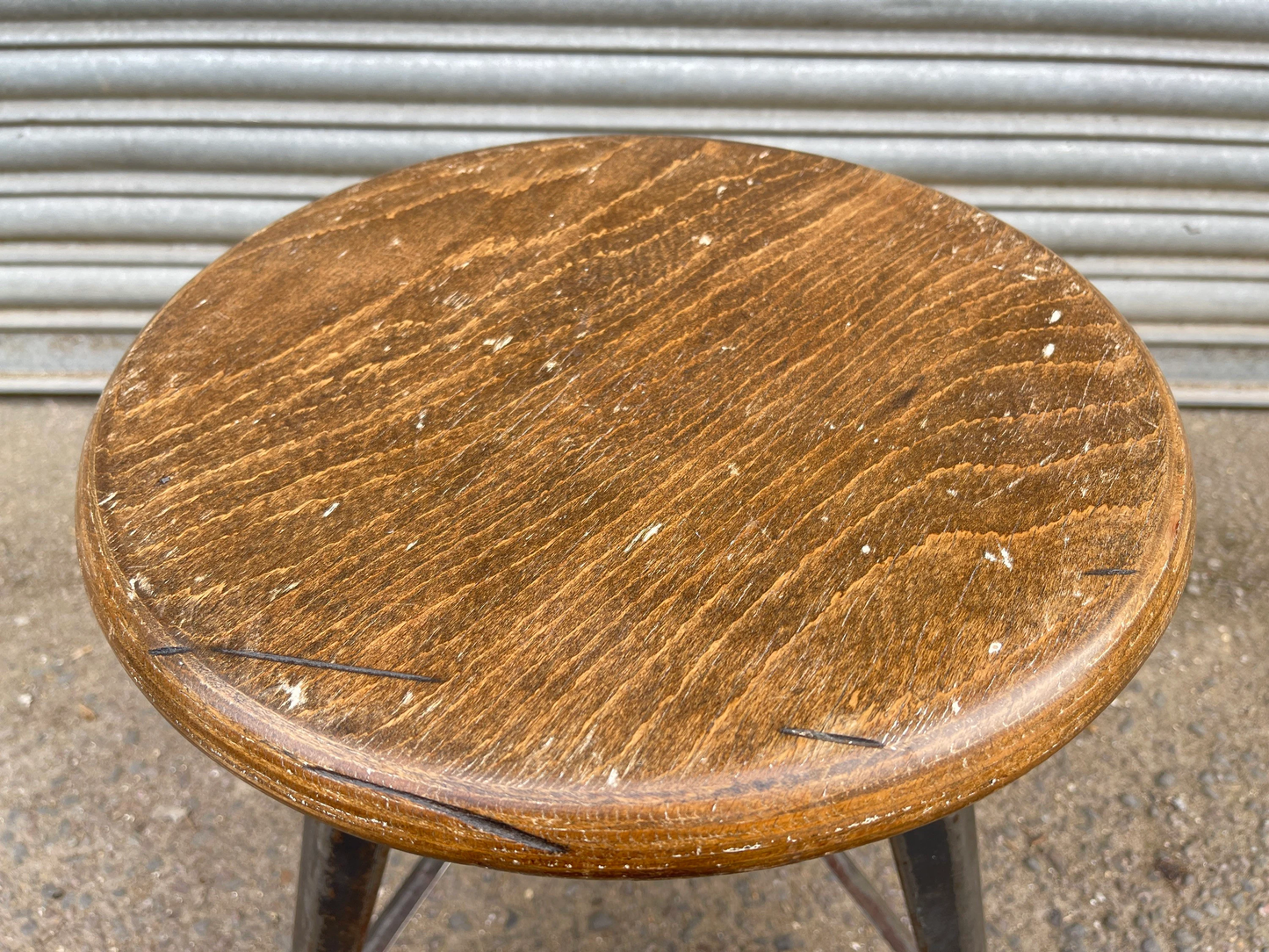 1920s Rowac Industrial Stool