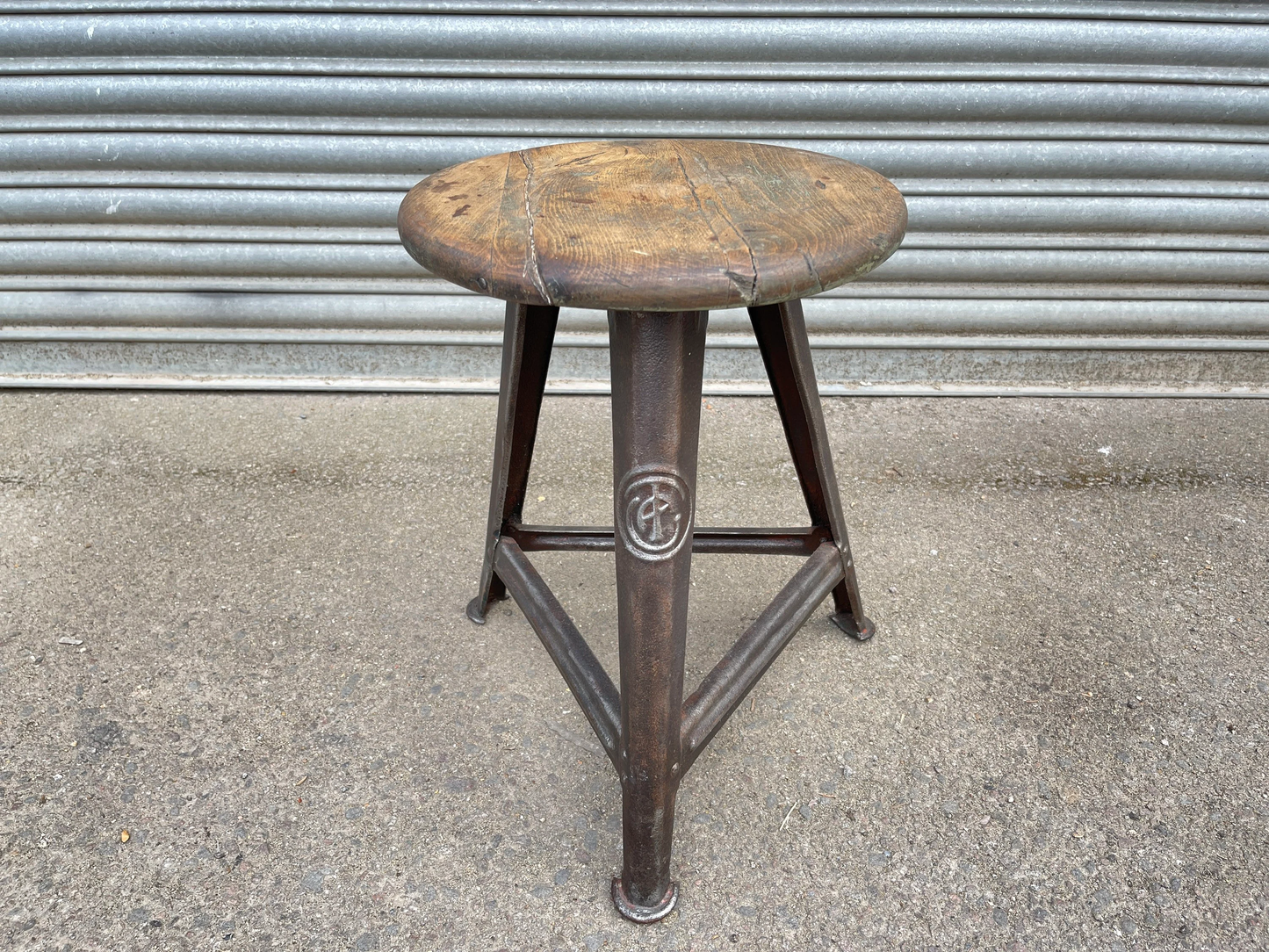 1920s Rowac Industrial Stool For Chemnitz University of Technology