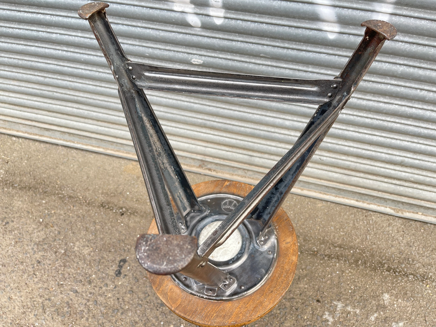 1920s Rowac Industrial Stool