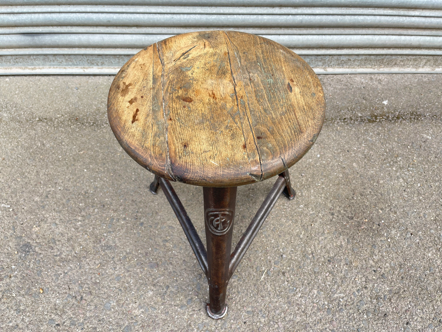 1920s Rowac Industrial Stool For Chemnitz University of Technology