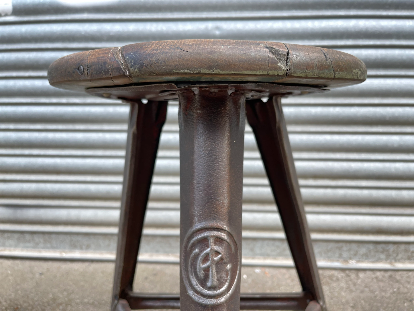 1920s Rowac Industrial Stool For Chemnitz University of Technology