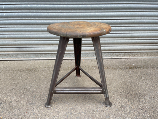 1920s Rowac Industrial Stool For Chemnitz University of Technology