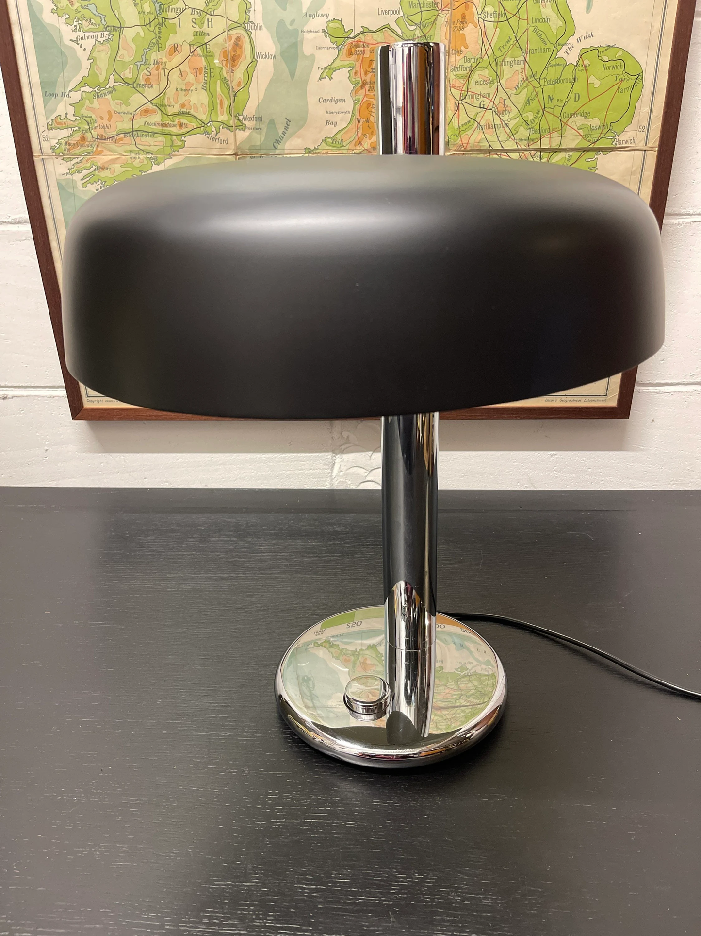 Large Table Lamp By Heinz F W Stahl For Hillebrand Lighting Circa 1969 Model 7603