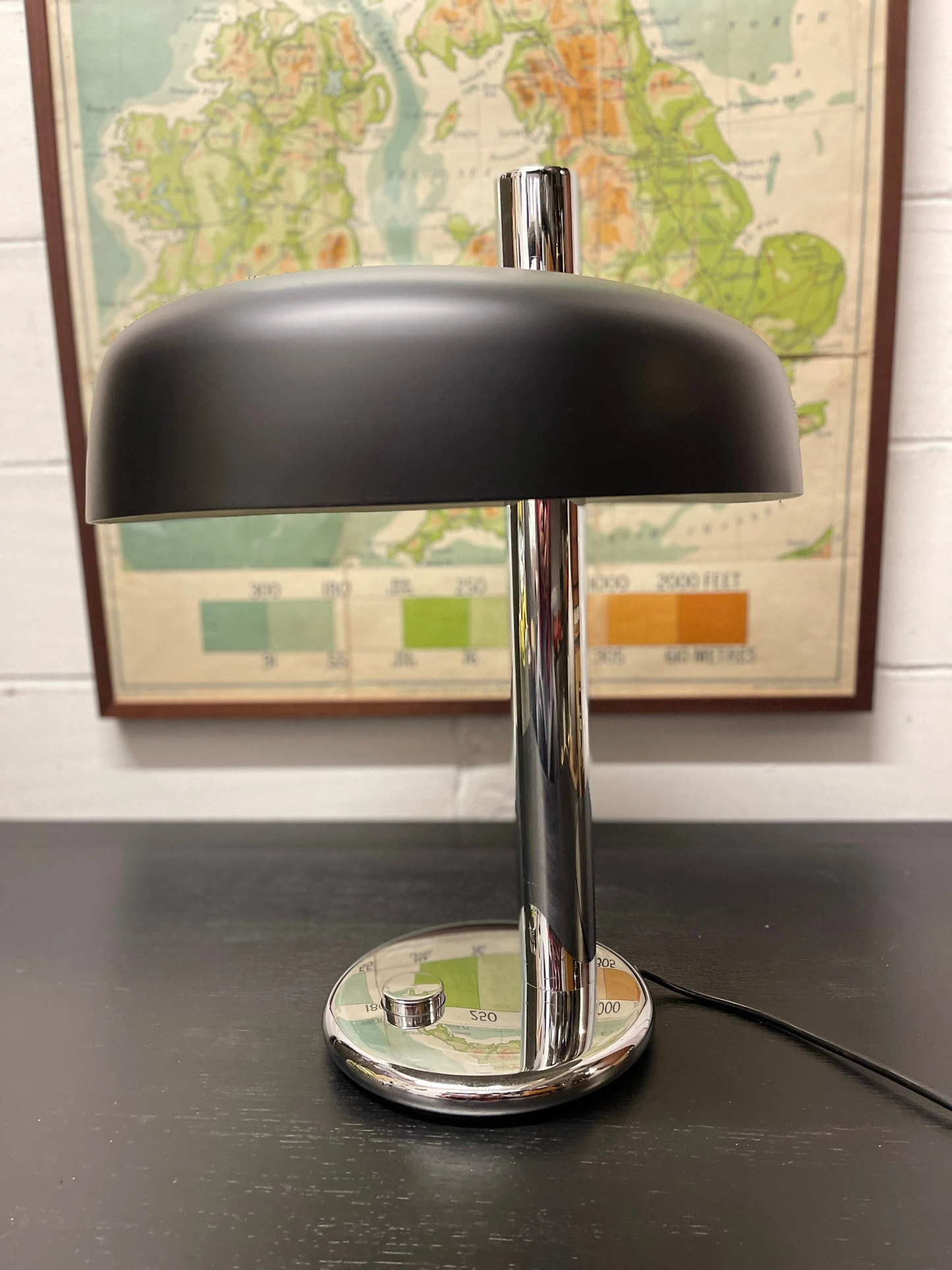 Large Table Lamp By Heinz F W Stahl For Hillebrand Lighting Circa 1969 Model 7603