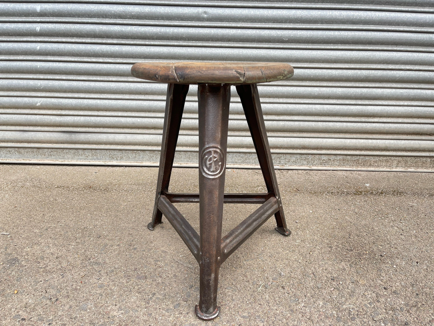 1920s Rowac Industrial Stool For Chemnitz University of Technology