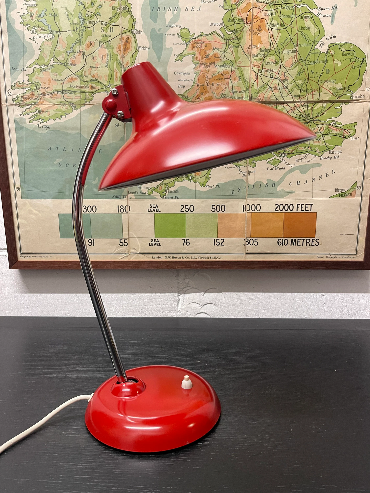1950s Bauhaus Table Lamp Kaiser Idell Model 6786 By Christian Dell