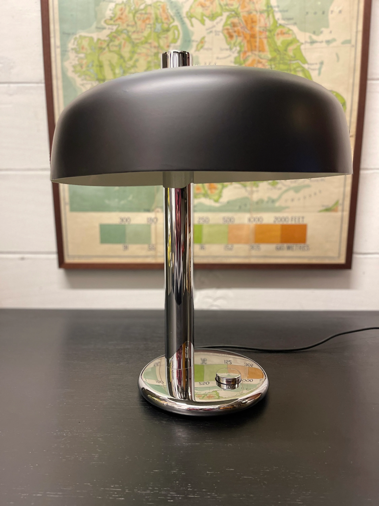 Large Table Lamp By Heinz F W Stahl For Hillebrand Lighting Circa 1969 Model 7603