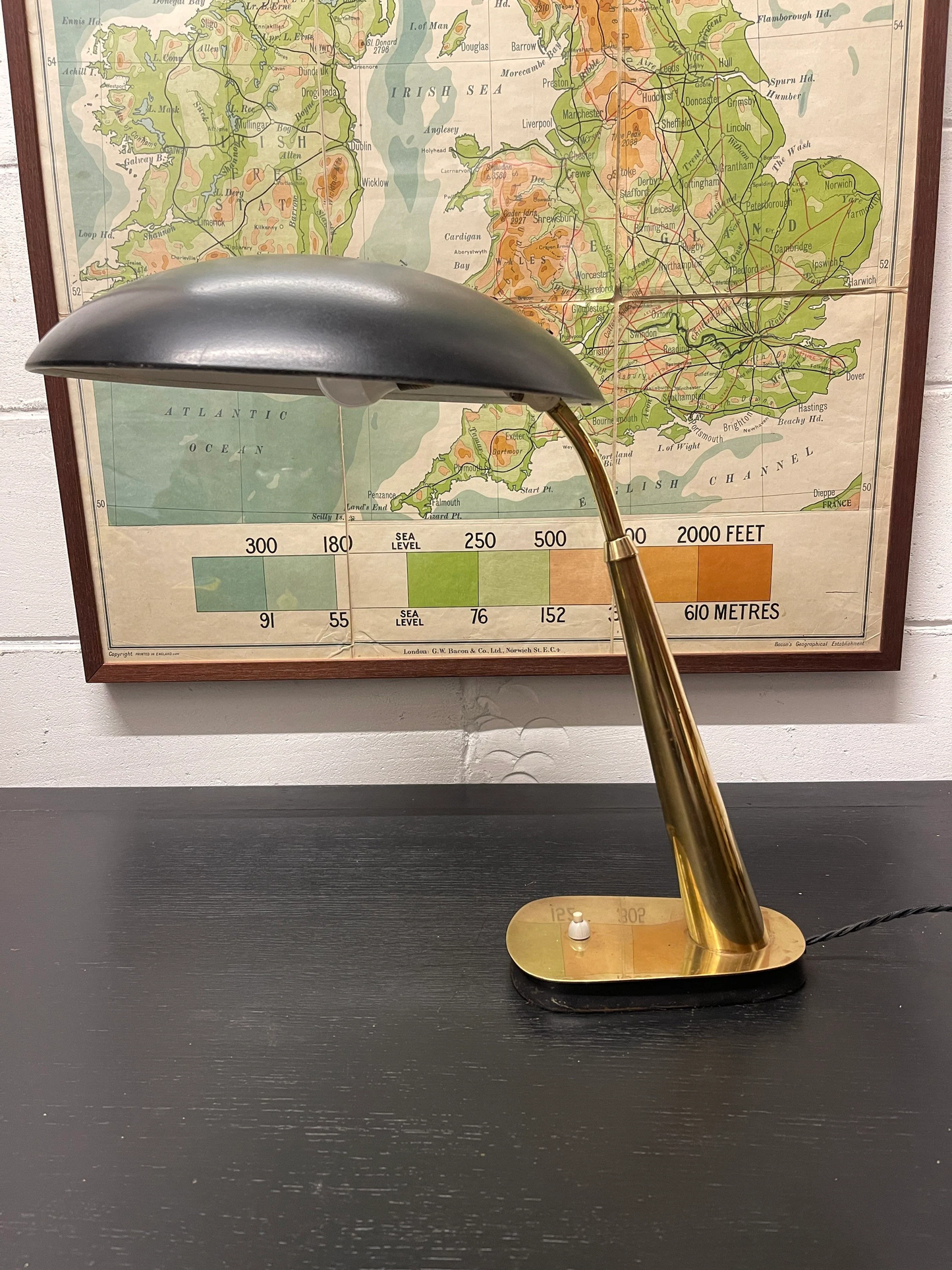 1940s Bauhaus Table Lamp Kaiser Idell Model 6770 By Christian Dell
