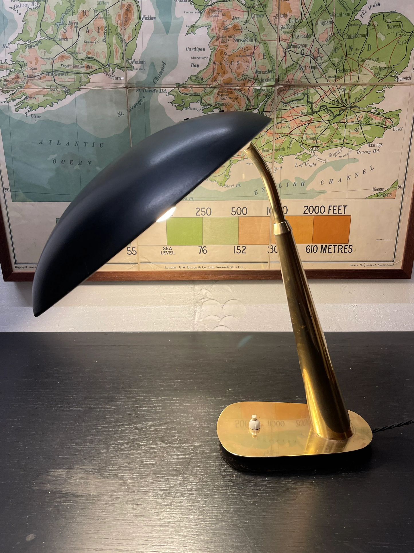 1940s Bauhaus Table Lamp Kaiser Idell Model 6770 By Christian Dell