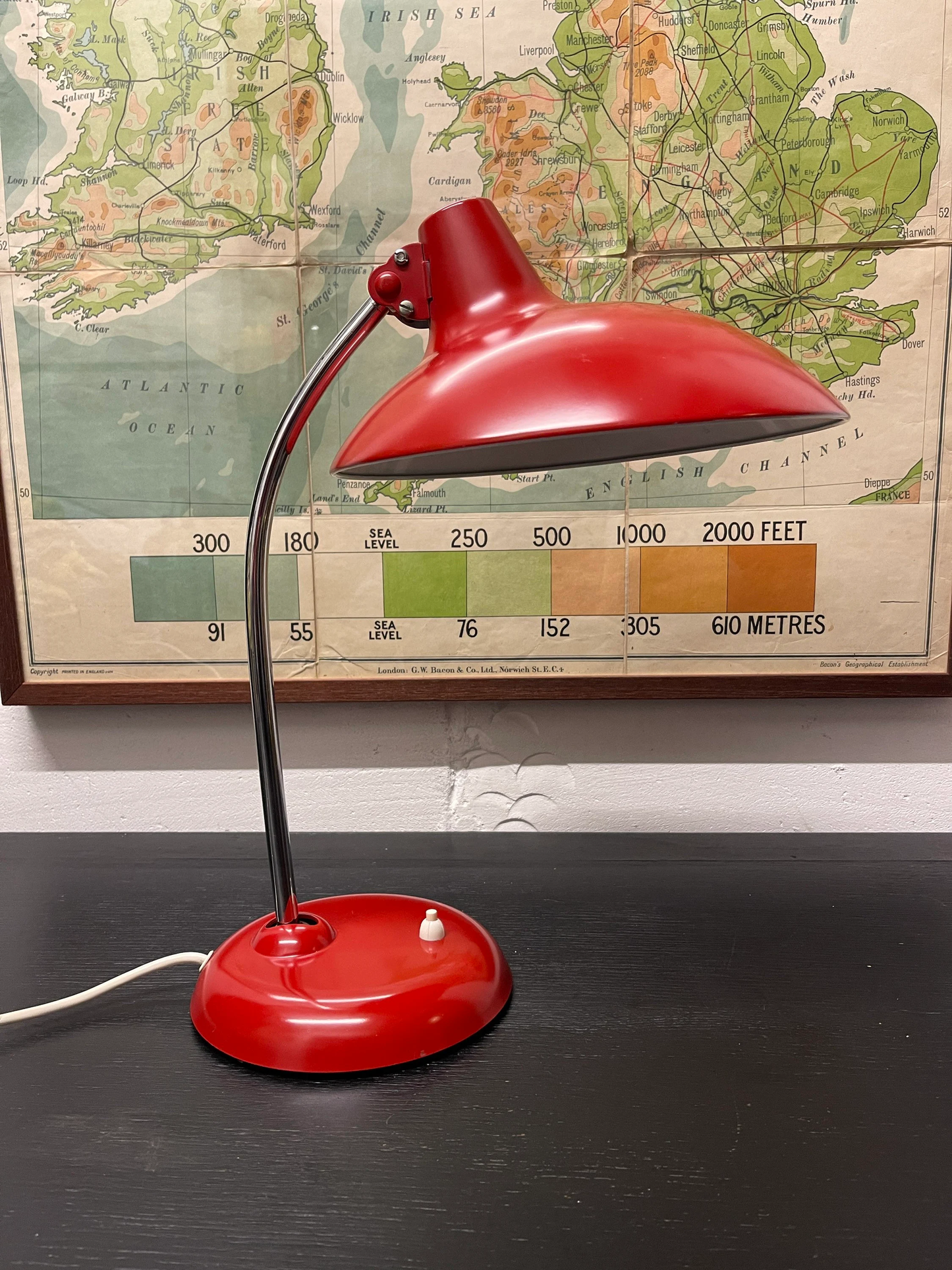 1950s Bauhaus Table Lamp Kaiser Idell Model 6786 By Christian Dell