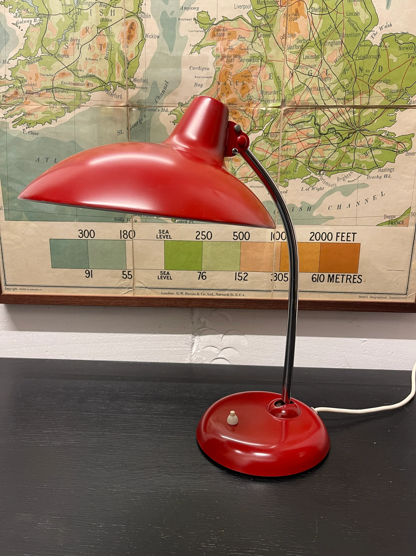 1950s Bauhaus Table Lamp Kaiser Idell Model 6786 By Christian Dell