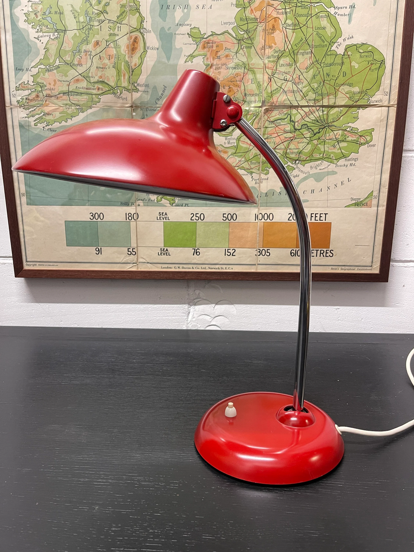 1950s Bauhaus Table Lamp Kaiser Idell Model 6786 By Christian Dell