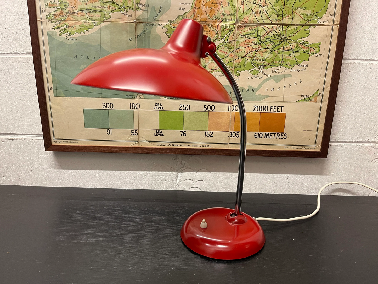 1950s Bauhaus Table Lamp Kaiser Idell Model 6786 By Christian Dell