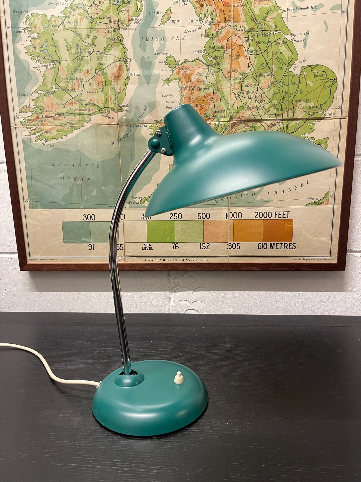 1950s Bauhaus Table Lamp Kaiser Idell Model 6786 By Christian Dell