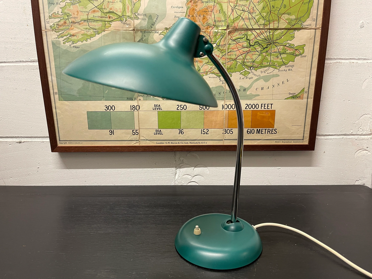 1950s Bauhaus Table Lamp Kaiser Idell Model 6786 By Christian Dell