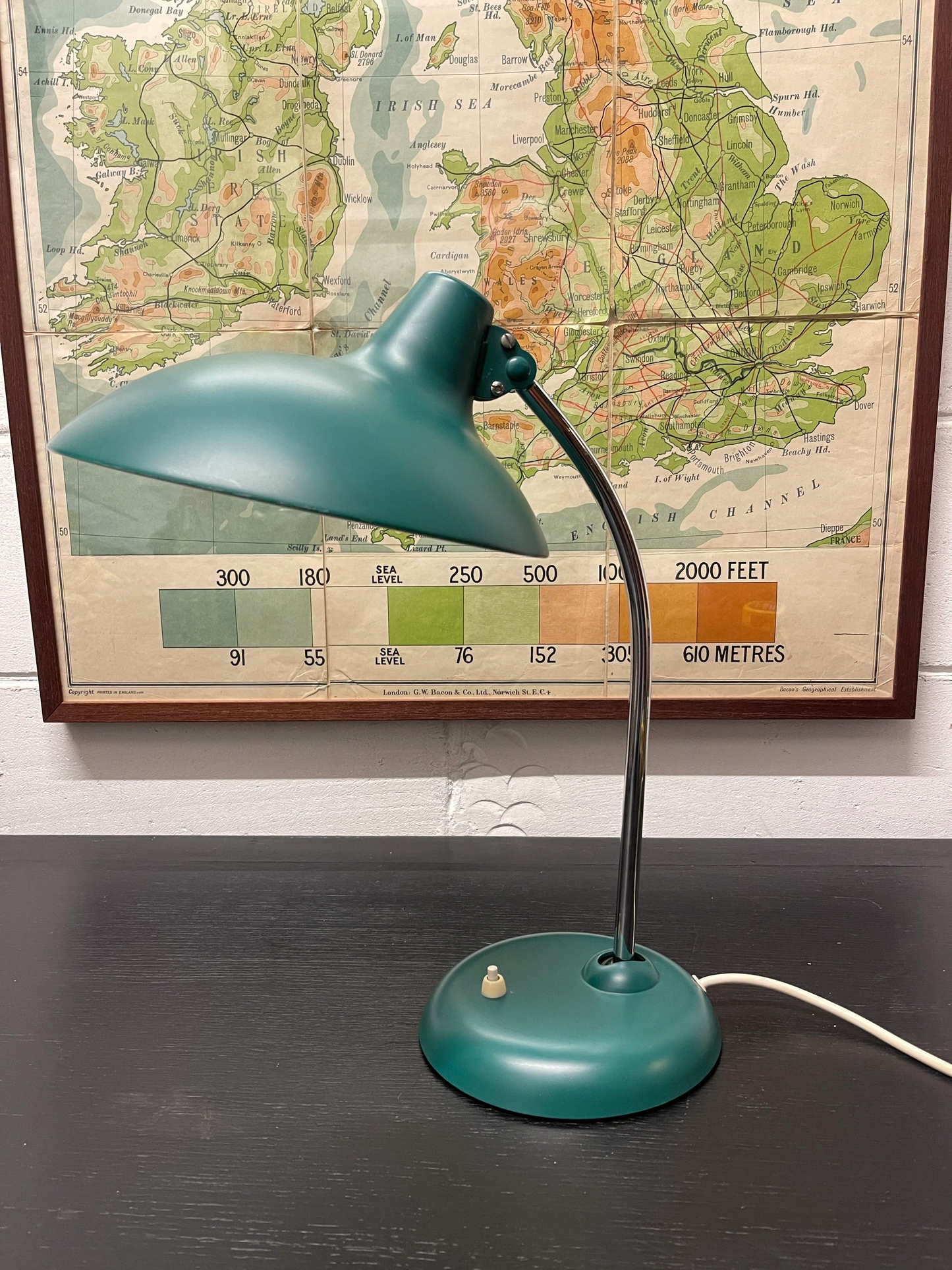 1950s Bauhaus Table Lamp Kaiser Idell Model 6786 By Christian Dell
