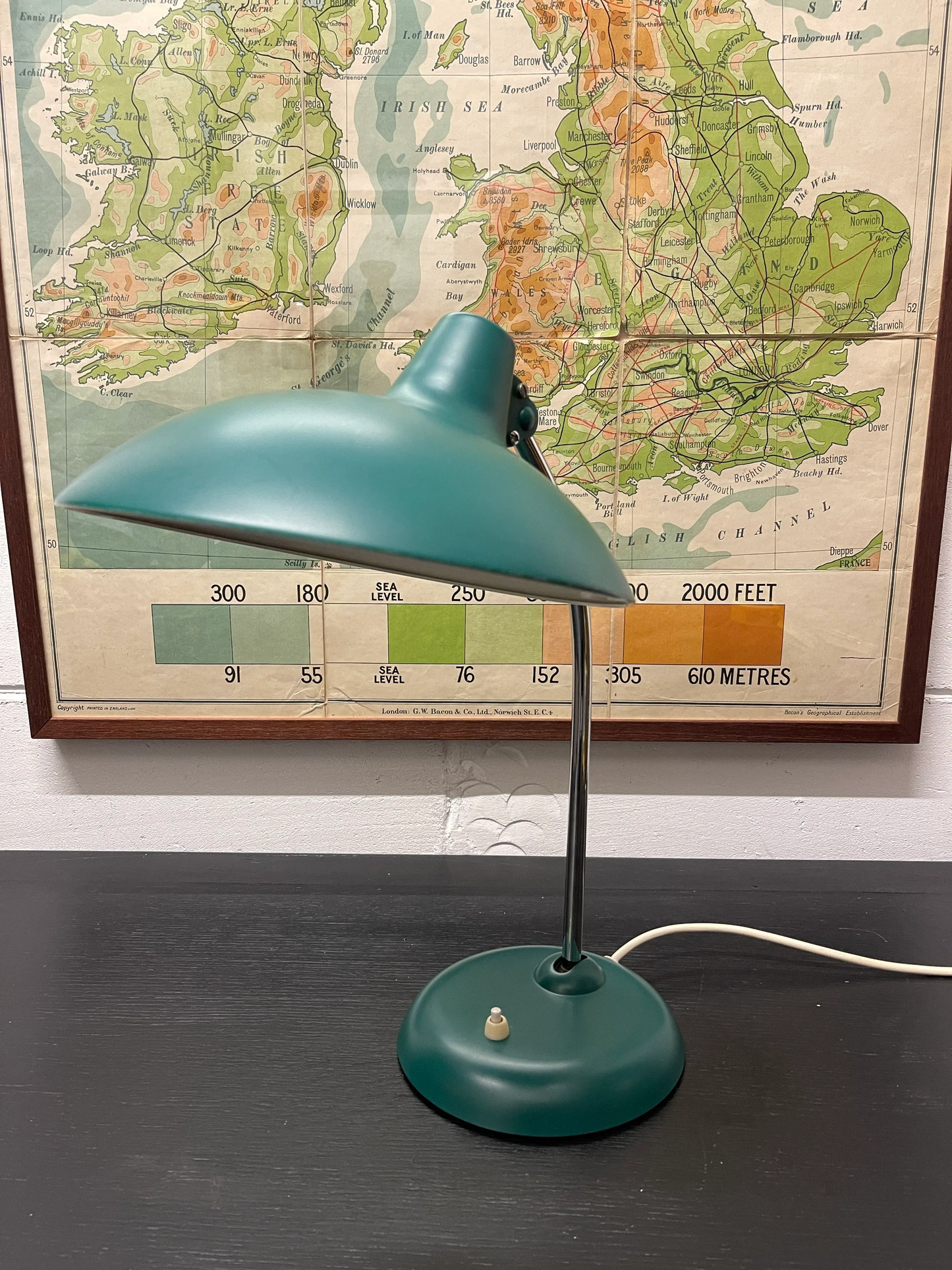 1950s Bauhaus Table Lamp Kaiser Idell Model 6786 By Christian Dell
