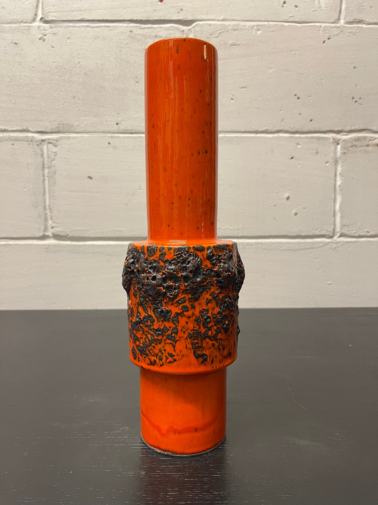 Otto Keramik Ceramic Fat Lava Vase West German Pottery