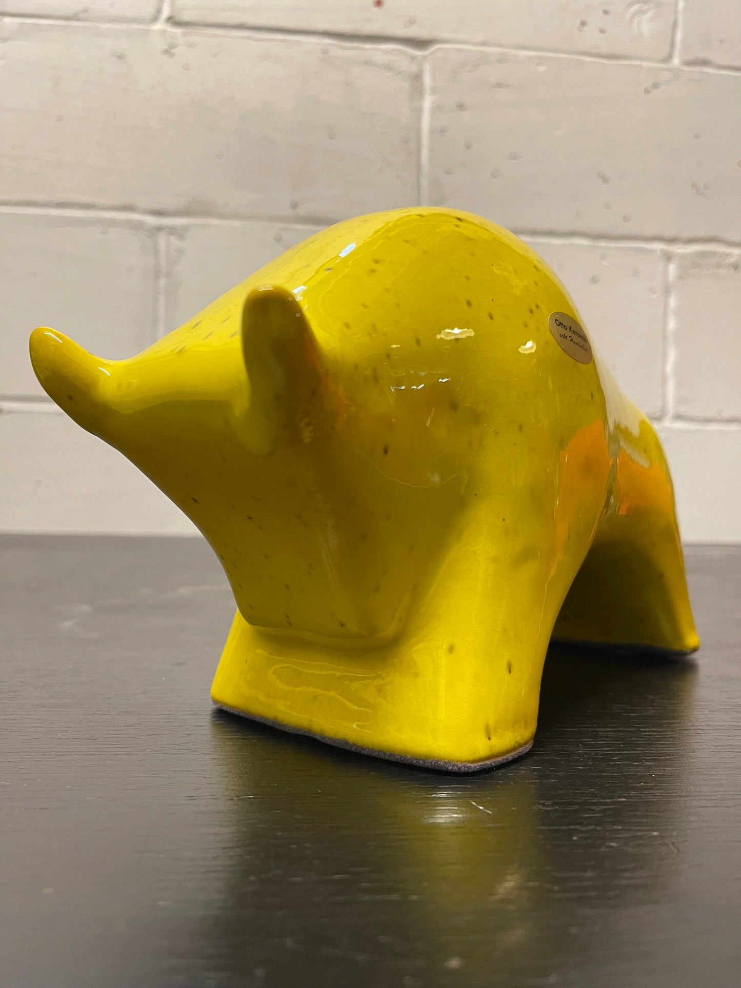 Otto Keramik Ceramic Bull West German Pottery Fat Lava