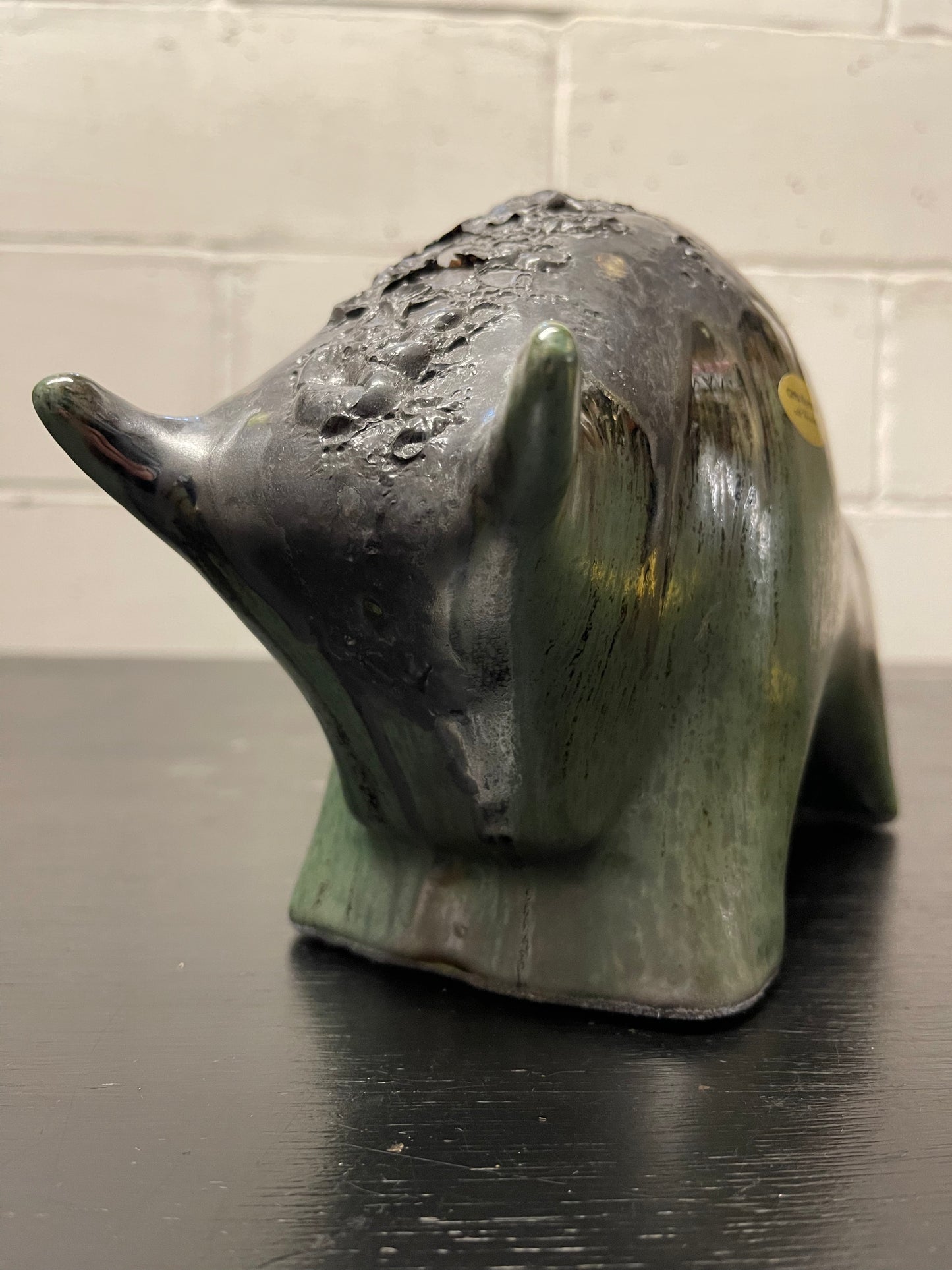 Otto Keramik Ceramic Bull West German Pottery Fat Lava