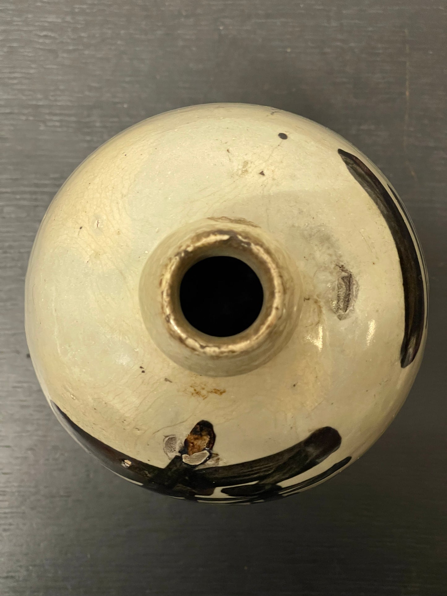 Large Antique Japanese Ceramic Saki Bottles