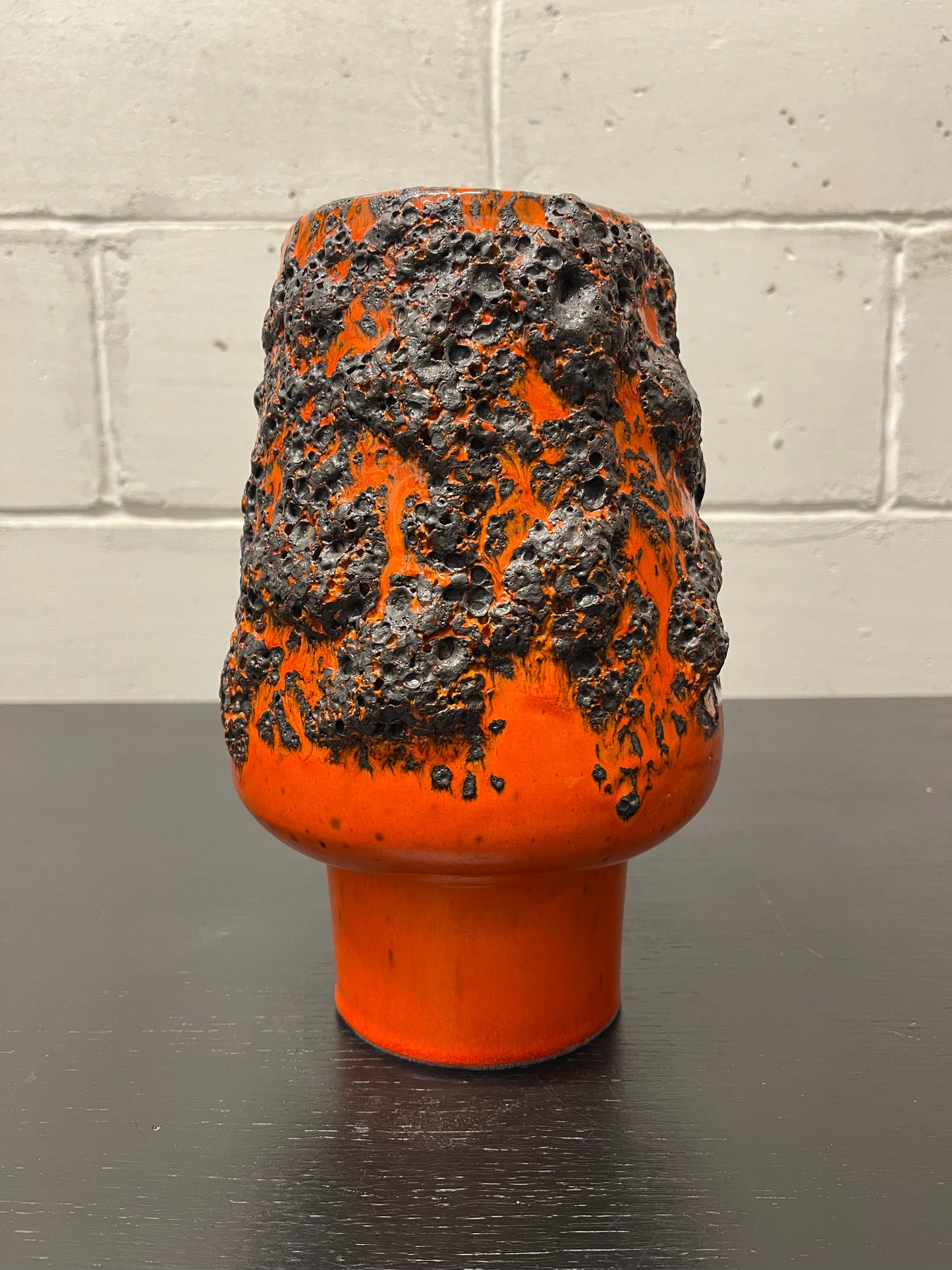 Otto Keramik Ceramic Fat Lava Vase West German Pottery