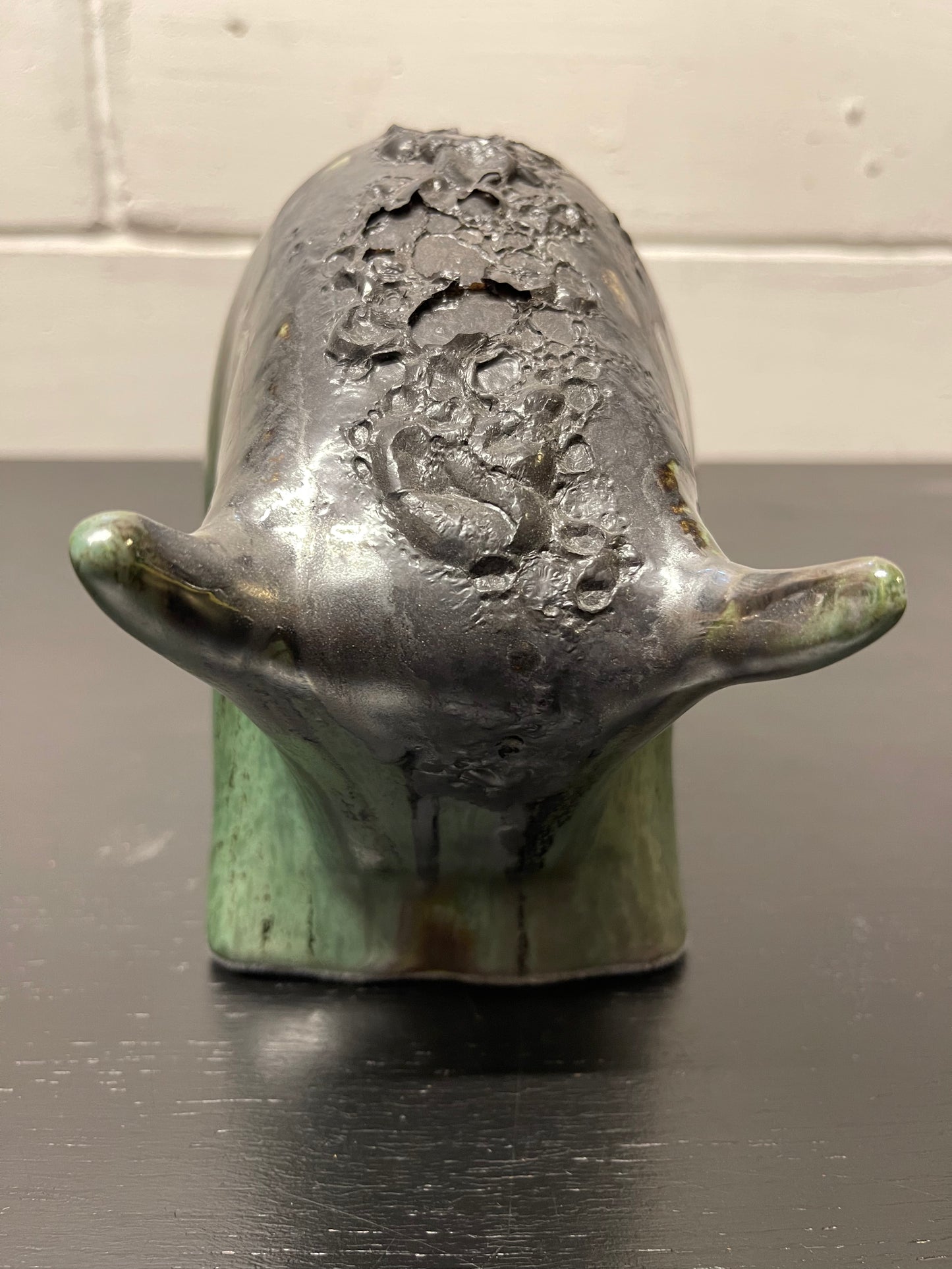 Otto Keramik Ceramic Bull West German Pottery Fat Lava