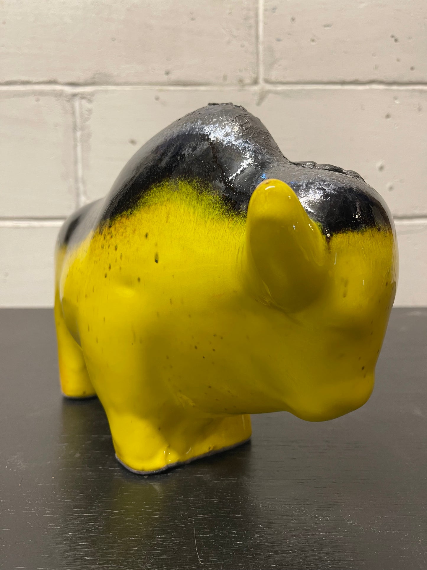 Otto Keramik Ceramic Bull West German Pottery Fat Lava