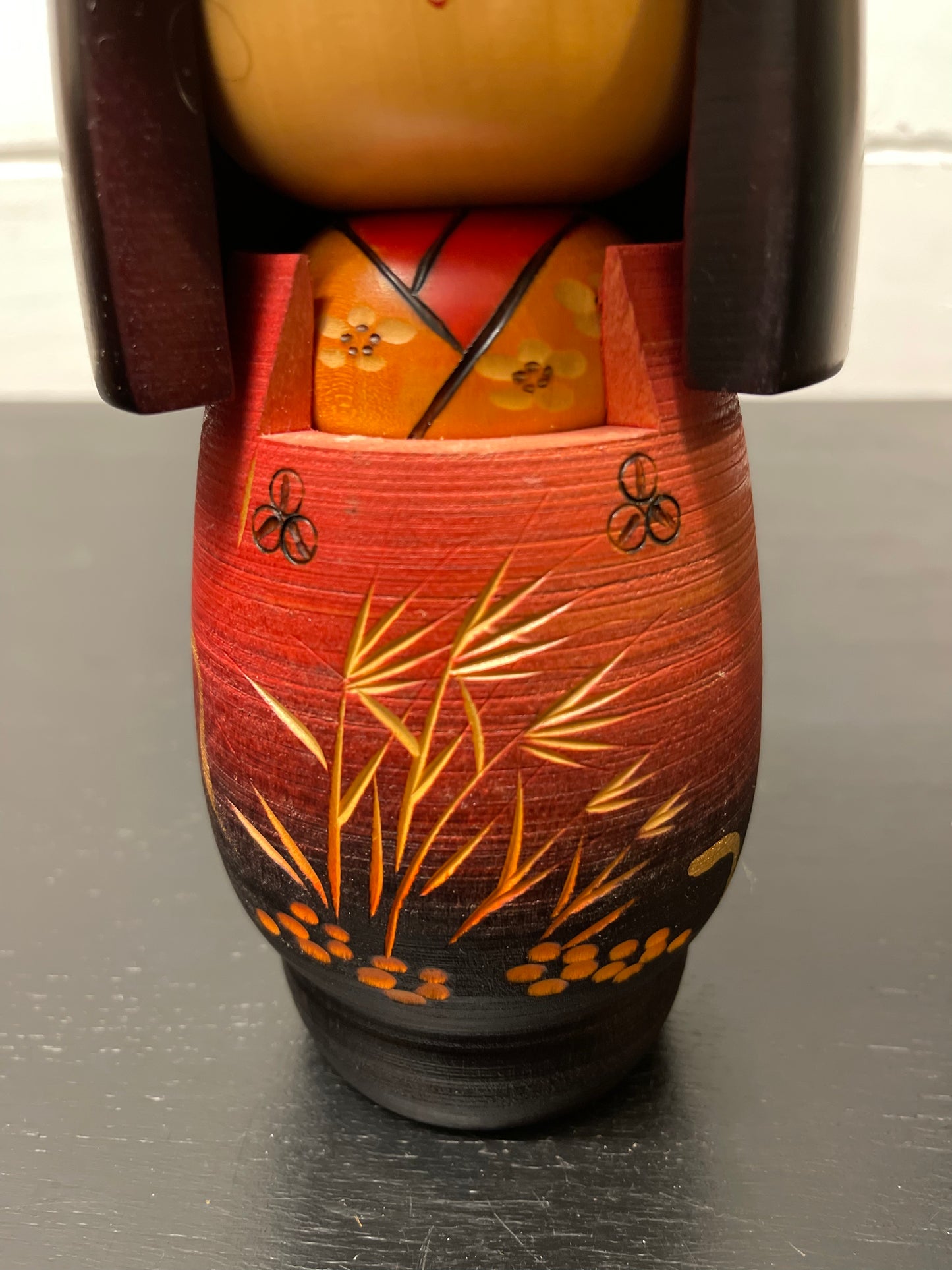 Vintage Gumma Japanese Kokeshi Doll By Masae Fujikawa