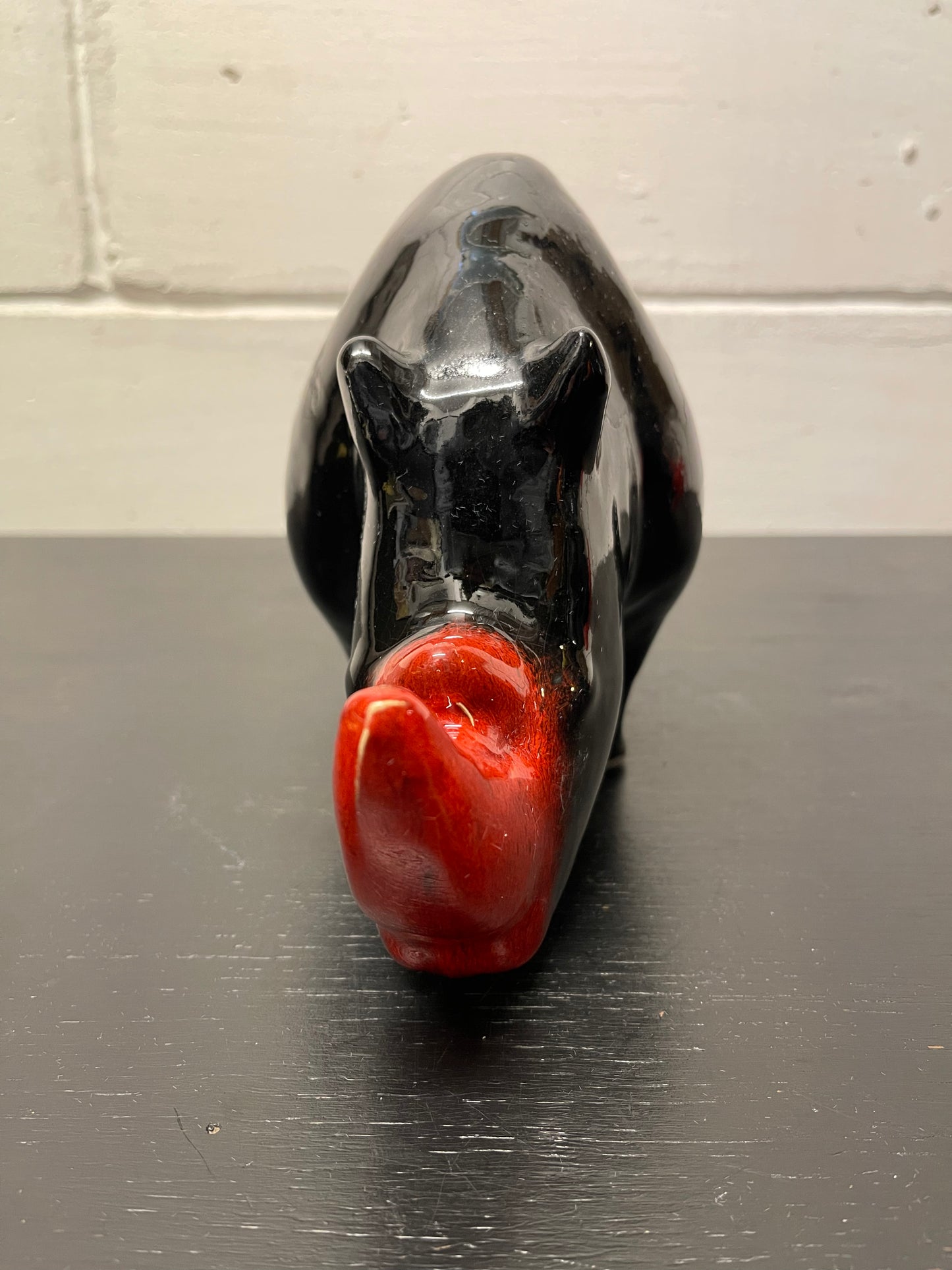 Exclusive Otto Keramik Ceramic Rhino West German Pottery Fat Lava