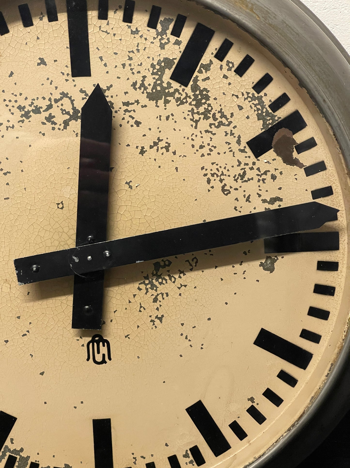 Early 1930s Swiss Railway Clock By GM
