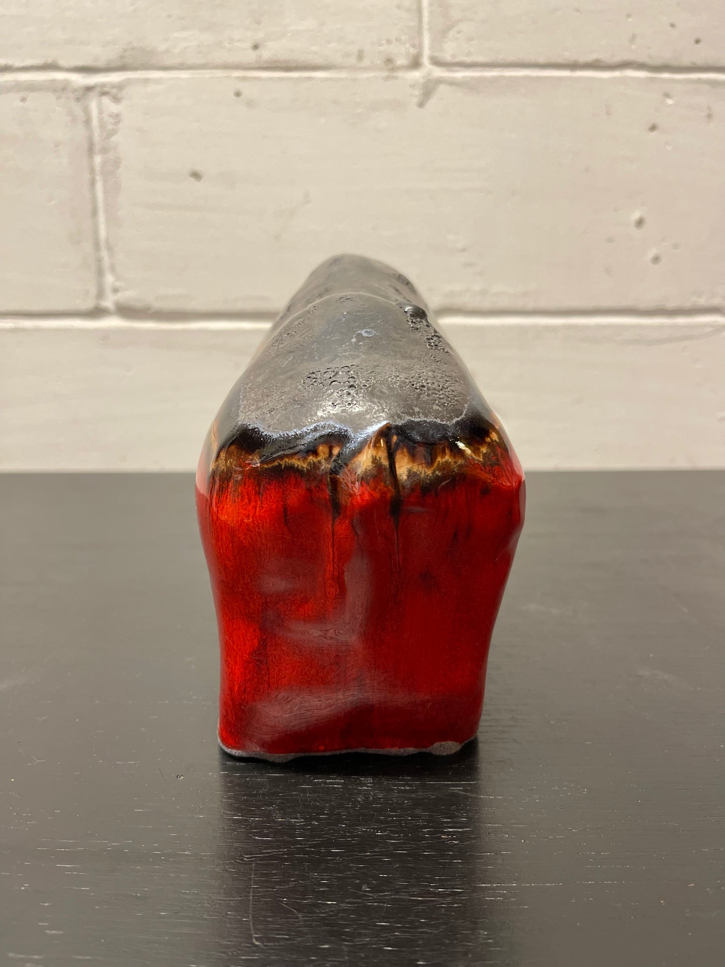 Exclusive Otto Keramik Ceramic Rhino West German Pottery Fat Lava