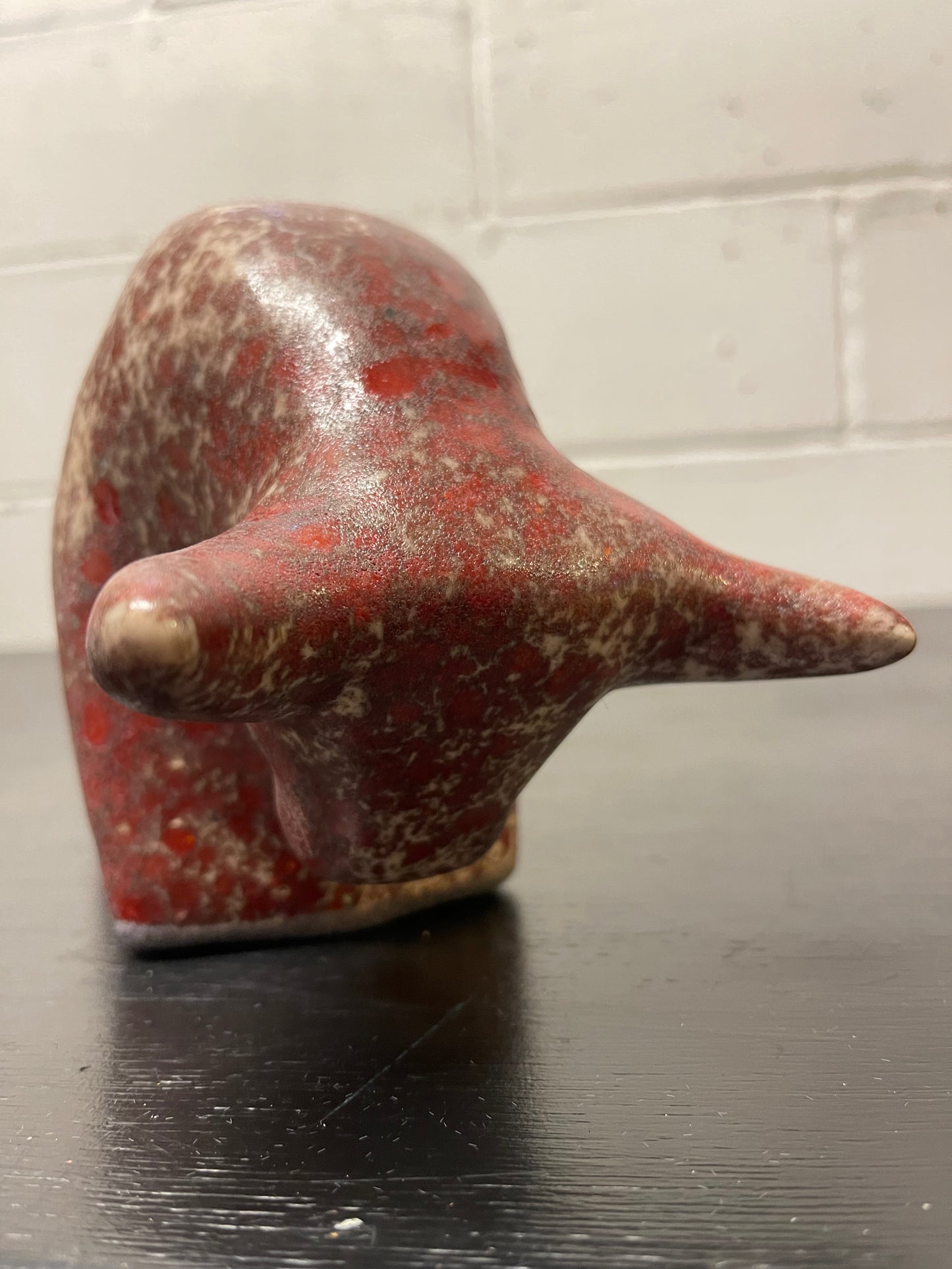 Otto Keramik Ceramic Bull West German Pottery Fat Lava