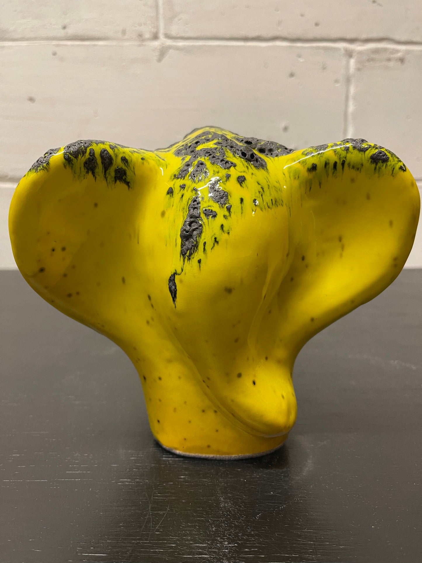 Otto Keramik Ceramic Elephant West German Pottery Fat Lava