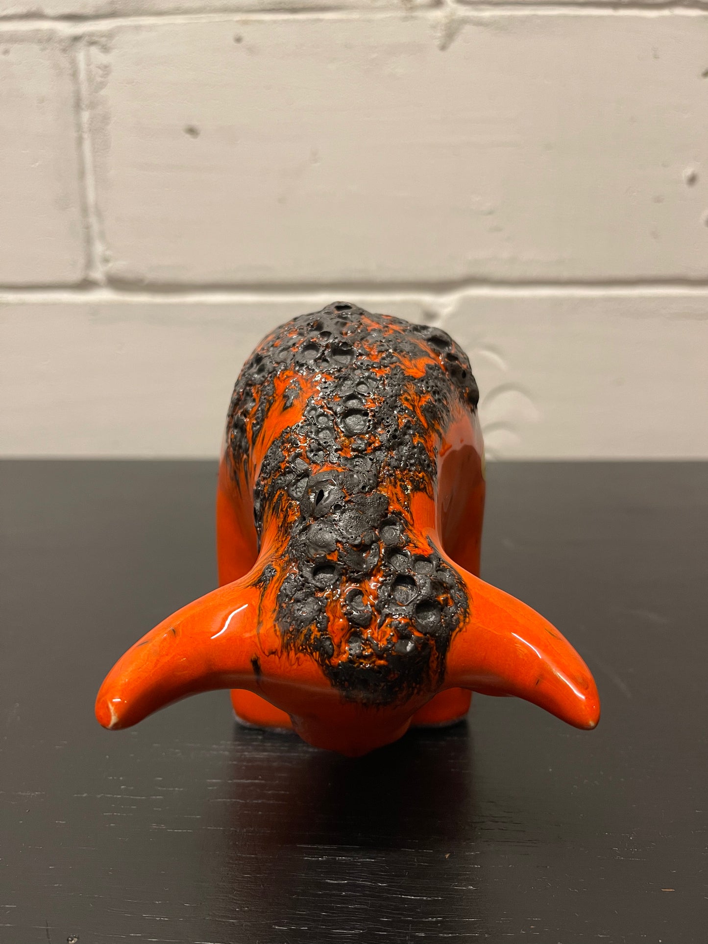 Otto Keramik Ceramic Bull West German Pottery Fat Lava