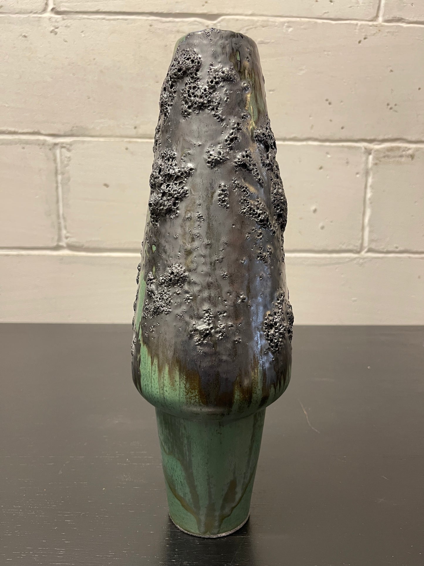 Otto Keramik Ceramic Fat Lava Vase West German Pottery