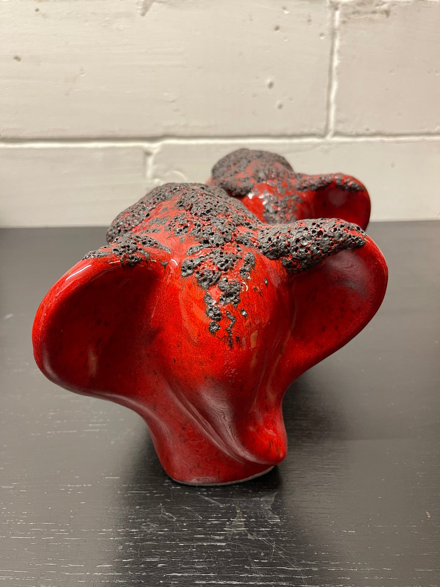Otto Keramik Ceramic Elephant West German Pottery Fat Lava