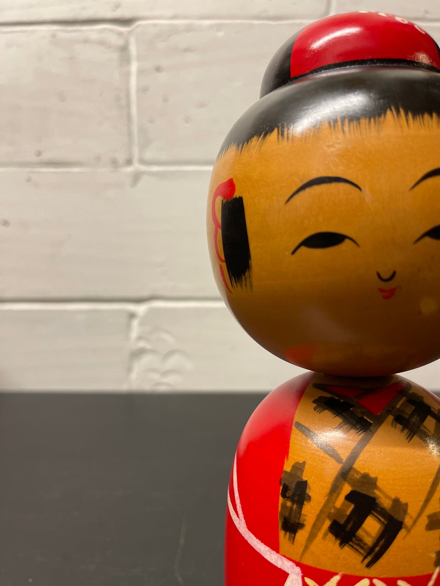 Large Vintage Japanese Creative Kokeshi Doll By Kojo Tanaka