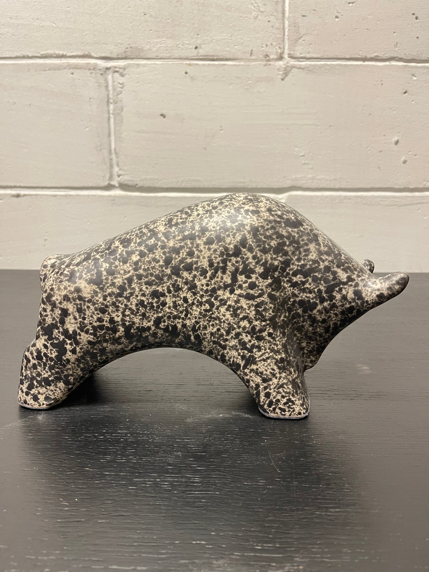 Otto Keramik Ceramic Bull West German Pottery Fat Lava